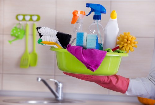 Professional carpet cleaning process during a scheduled visit