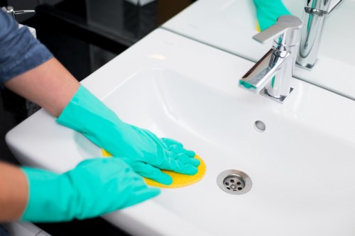 Deep cleaning equipment used for commercial carpets in Dagenham